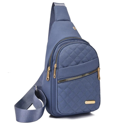 Bolsa tiracolo acolchoada