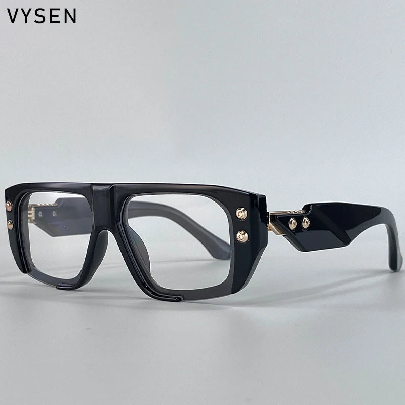 Óculos de Sol Polarizados Estilo Steampunk Quadrados