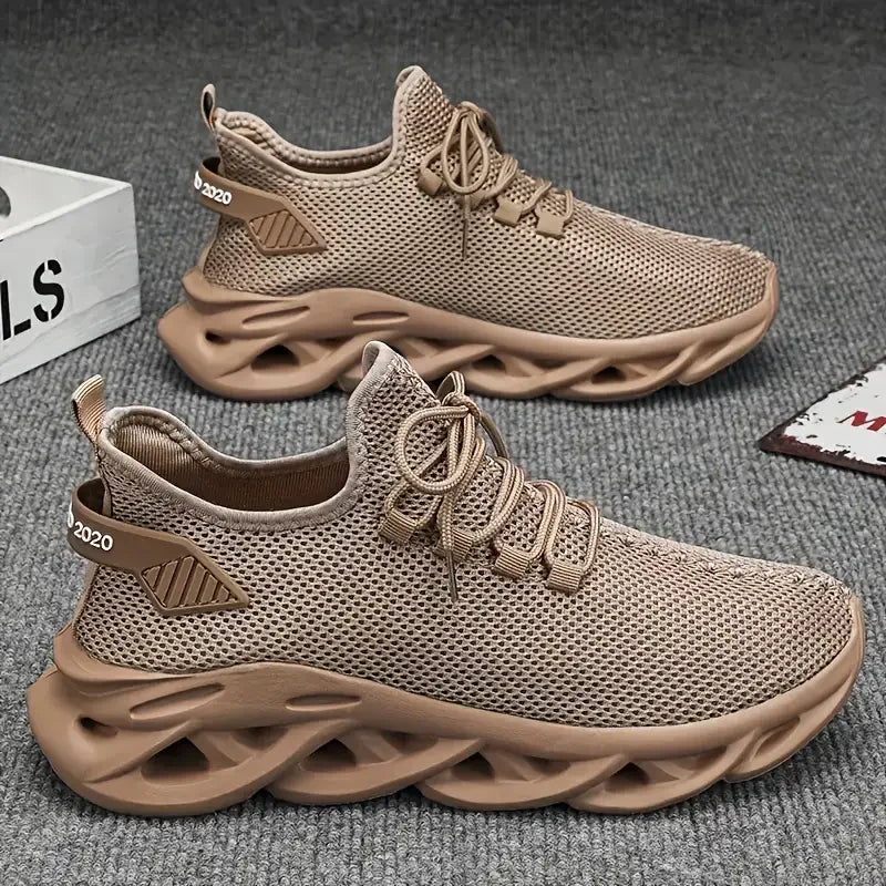 Tênis esportivos casuais malha