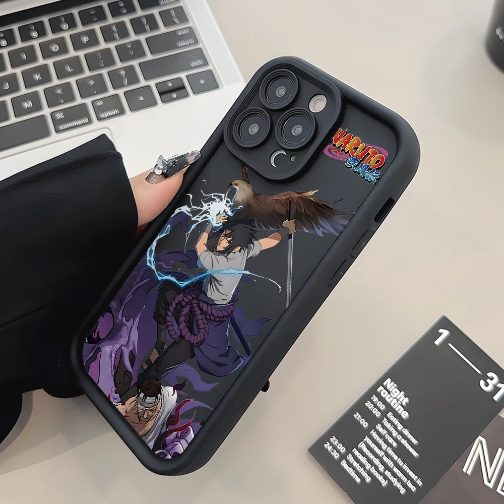 Capa Naruto Sasuke Uchiha para Xiaomi – Proteção e Design Anime