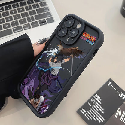 Capa Naruto Sasuke Uchiha para Xiaomi – Proteção e Design Anime
