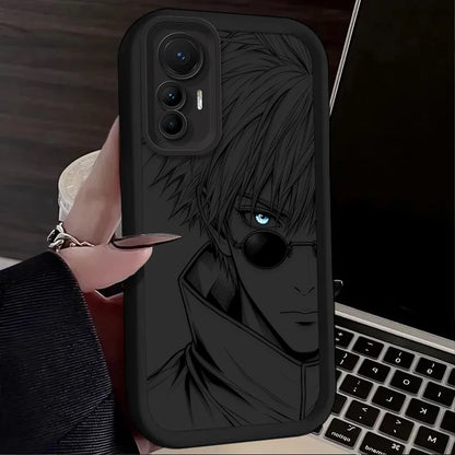 Capa de Silicone Geto Suguru e Gojo Satoru para Xiaomi – Proteção e Design Anime