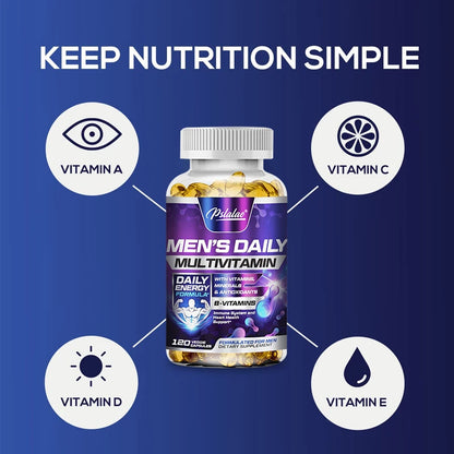 Multivitamínico Masculino Diário – 30/60/120 Cápsulas