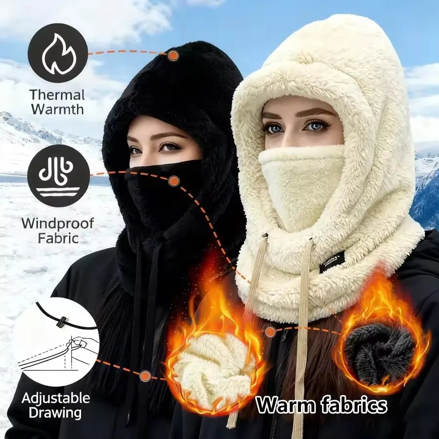 Balaclava feminina de inverno