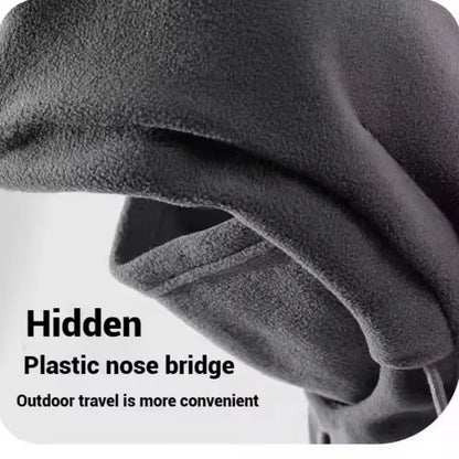 Gorro de inverno 3 em 1 com máscara e protetor de pescoço