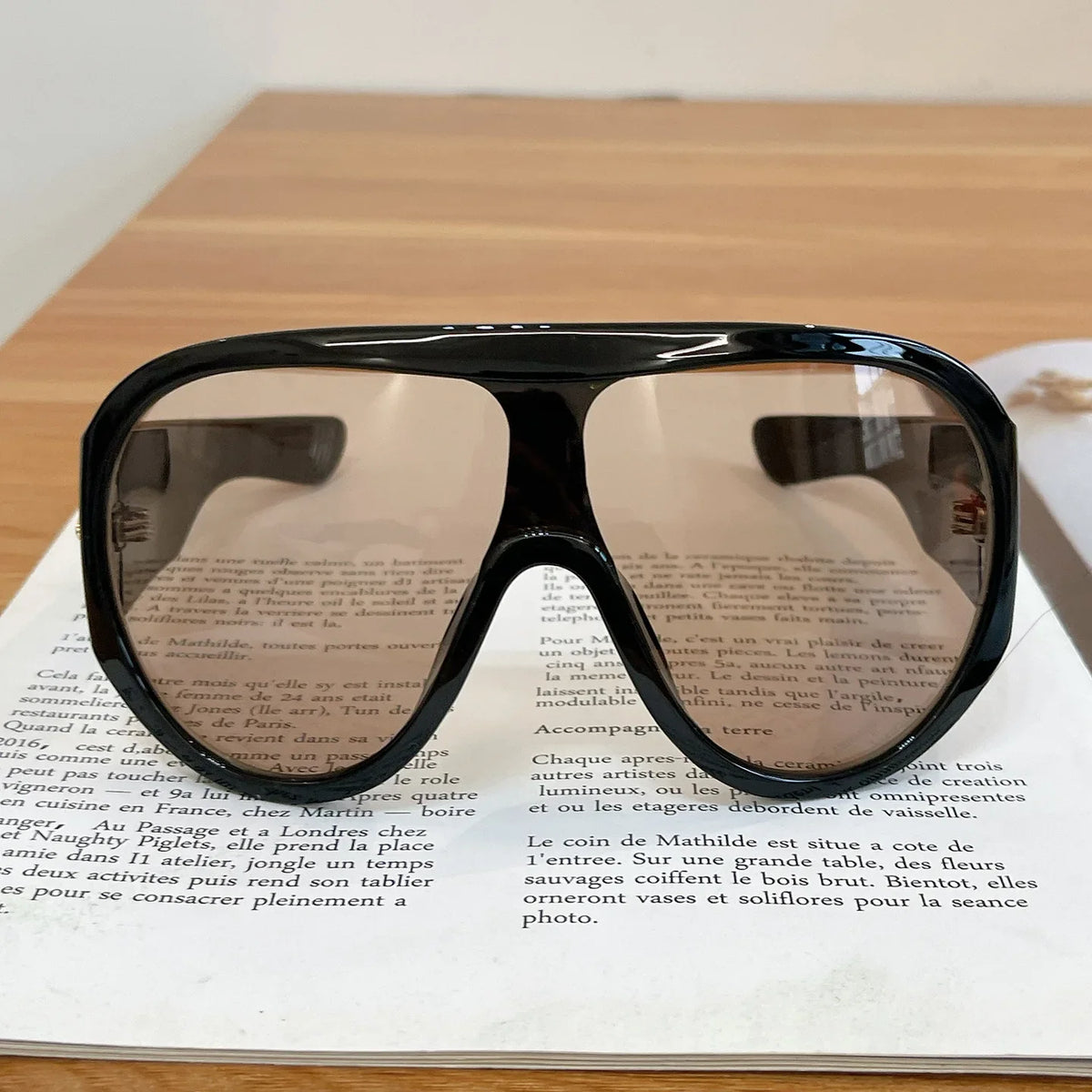 Óculos de Sol Oversized Unissex — Modelo Esportivo UV400