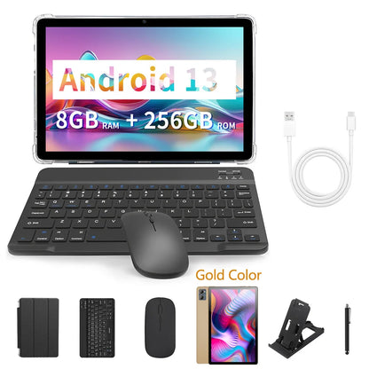 Tablet BDF Y7 10,1″ — 8 GB RAM, 256 GB, 4G/5G, Dual SIM e Android 13