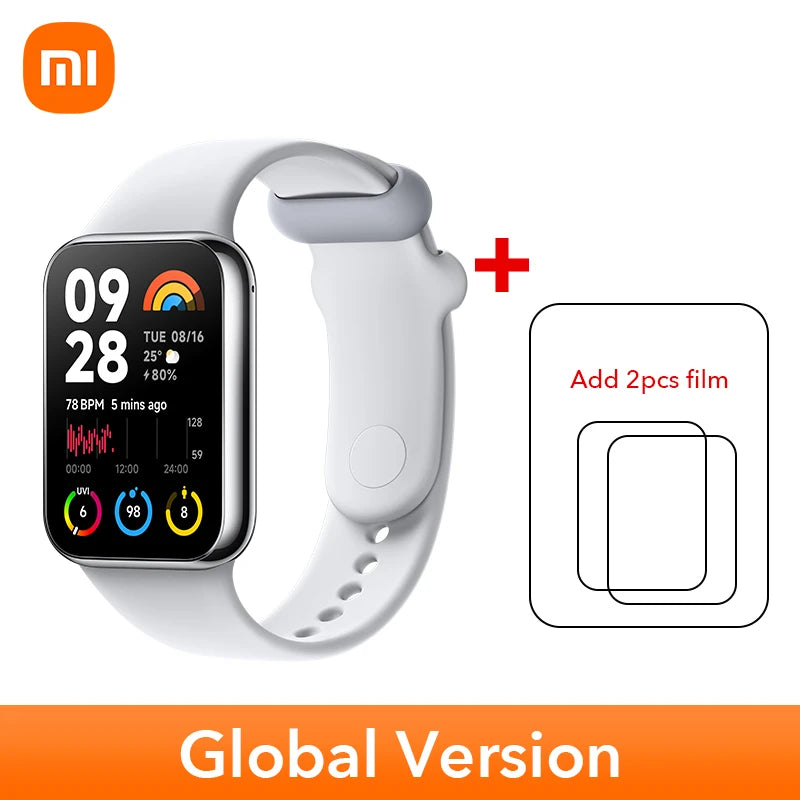 Xiaomi-Smart Band 8 Pro com Display AMOLED