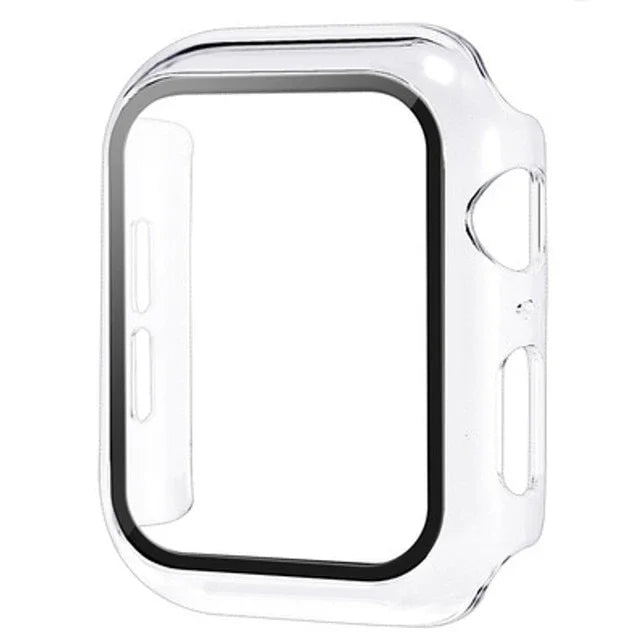 Película protetora de vidro + capa para Apple Watch