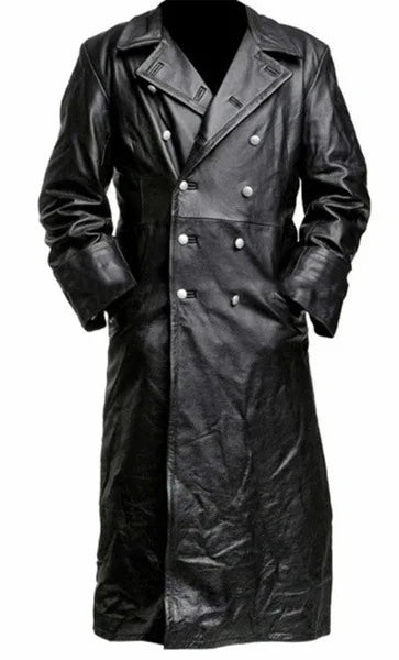 Jaqueta masculina vintage retrô de couro estilo britânico