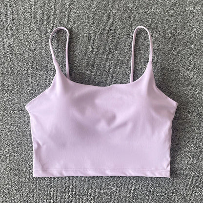 Tops acolchoada bralette