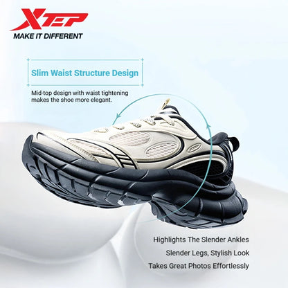 Xtep Basque 3.0 Masculino — Ténis de Caminhada com Aumento de Altura
