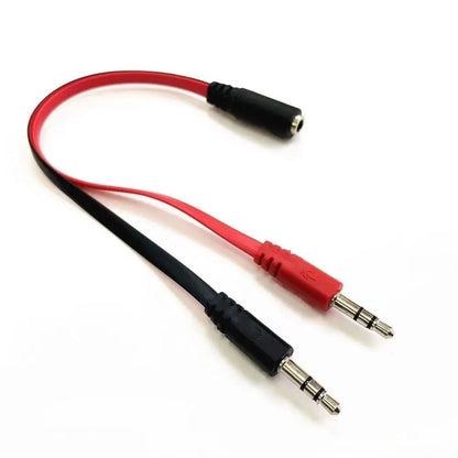 Cabo Divisor de Áudio 3,5 mm – Adaptador Estéreo 1 para 2