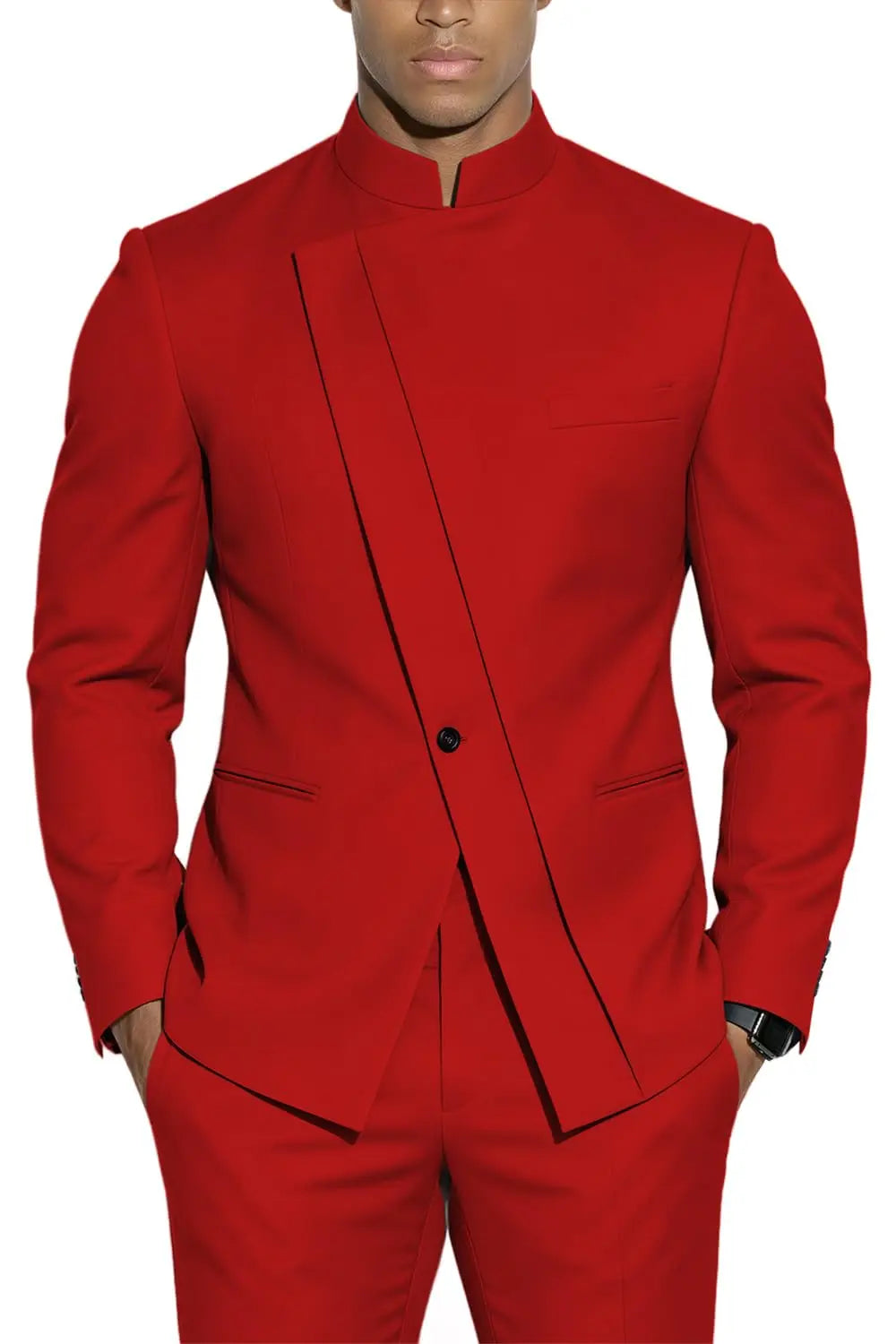 Fato Masculino de 2 Peças WSMDA — Gola Alta