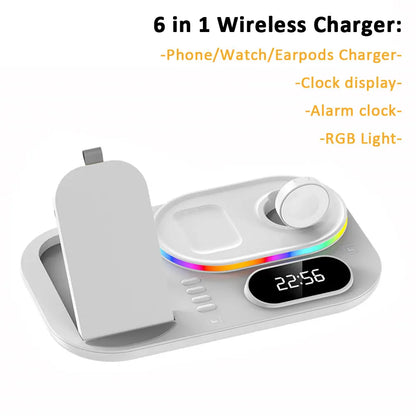Carregador Sem Fio 4 em 1 para Samsung
