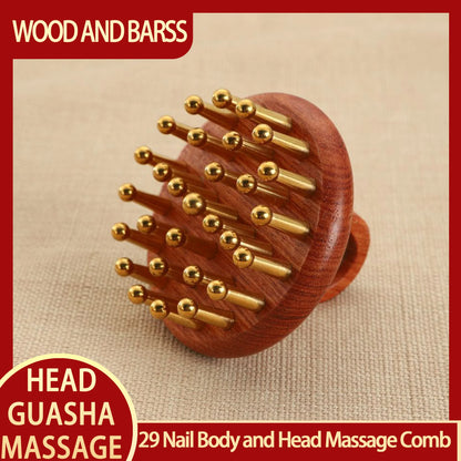 Ferramenta massageadora facial Guasha Varinha Kansa