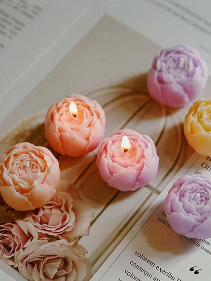 Caixa de Velas Aromáticas Florais