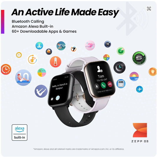 Smartwatch Amazfit Active 42 mm com GPS e Autonomia de até 14 Dias