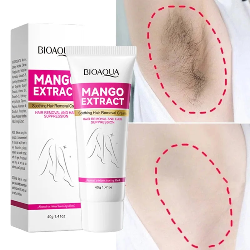 Creme Depilatório para Redução do Crescimento dos Pelos