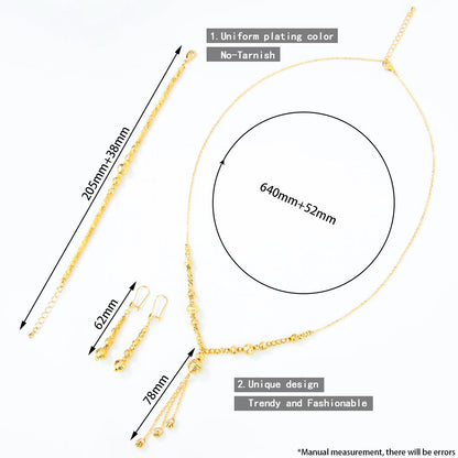 Conjunto de joias 21k árabe