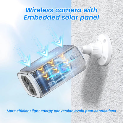 Câmera de vigilância solar Wi-Fi