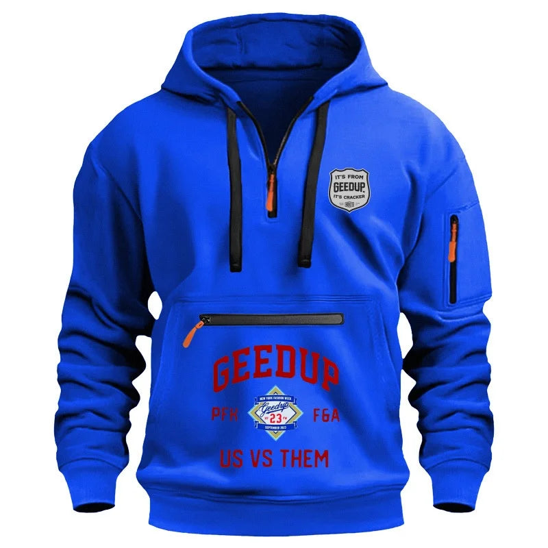 Moletom esportivo casual com capuz