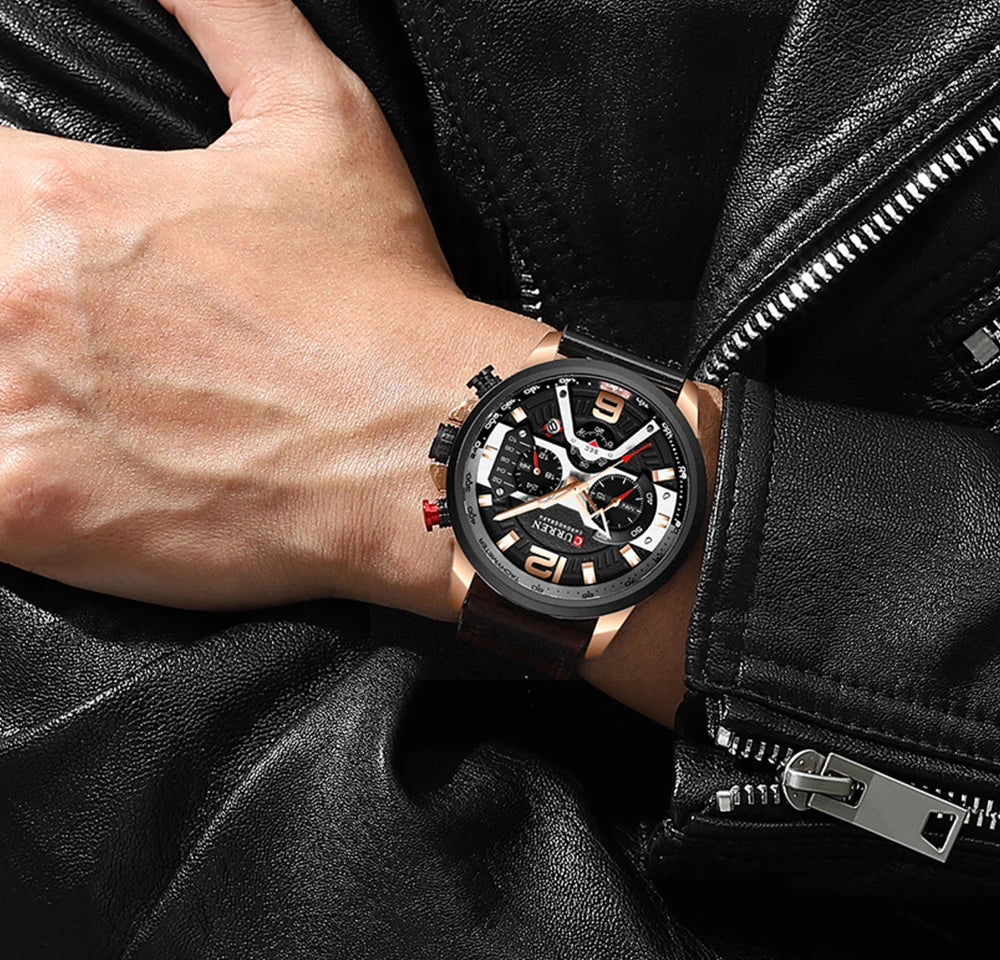 Relógio Masculino Curren 8329 — Cronógrafo