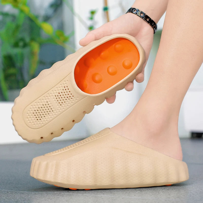 Chinelo de massagem para os pés em EVA leve
