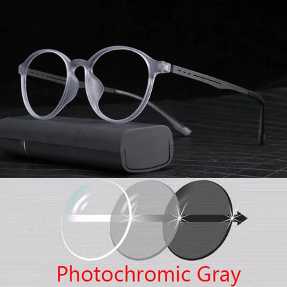 Óculos de miopia redondos vintage