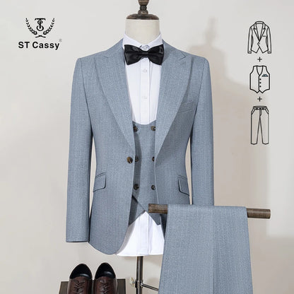 Terno de alta qualidade slim fit