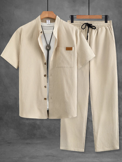 Conjunto Masculino Cáqui com Calças