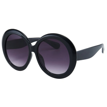 Óculos de Sol Femininos Oversized — Armação Redonda e UV400