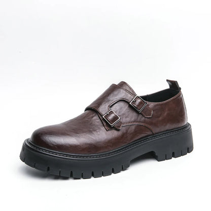 Sapatos derby masculinos em couro