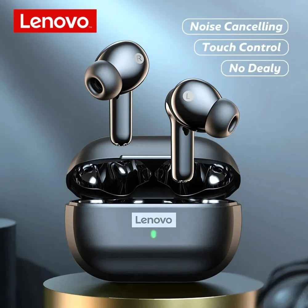 Fones de ouvido Lenovo-LP1S Redução de Ruído