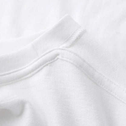 T-shirts unissexo de algodão com gola redonda