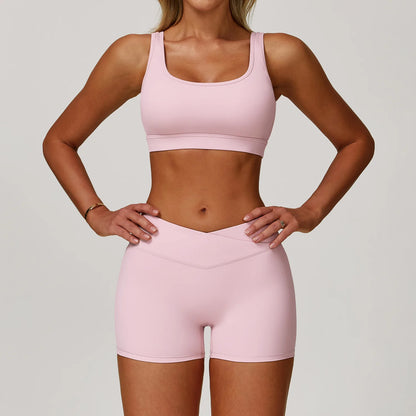 Conjunto de roupas esportivas