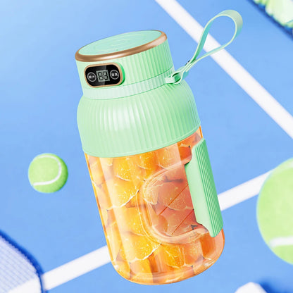 Garrafa portátil misturador de frutas elétrico