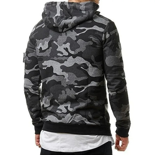 Conjunto esportivo militar tático com capuz