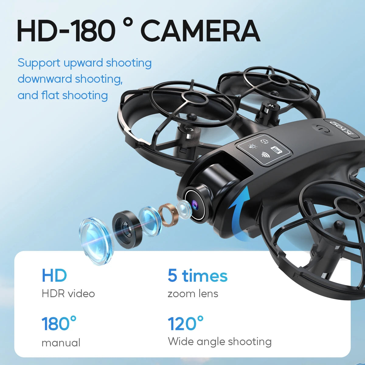 Drone AXNEN New K100MAX 4K Profissional com Câmara Dupla