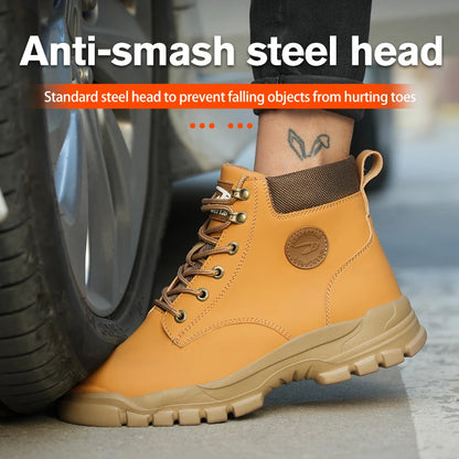 Botas de Segurança com Biqueira de Aço