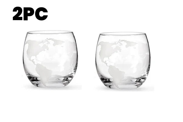 Conjunto criativo de decantador de globo com jarra sem chumbo