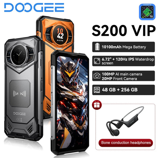 DOOGEE S200 VIP Edition — Smartphone Robusto 5G, 48 GB + 256 GB