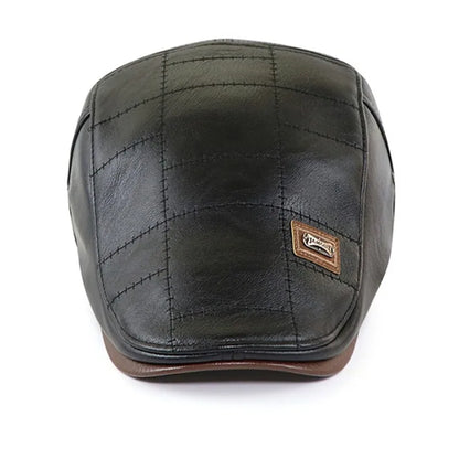 Bonés de jornaleiro de couro ajustável