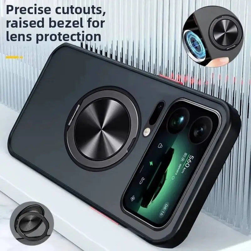 Capa rígida giratória com anel de suporte para Xiaomi