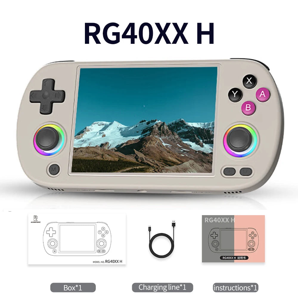 Consola Portátil Anbernic RG40XX H — 4 polegadas