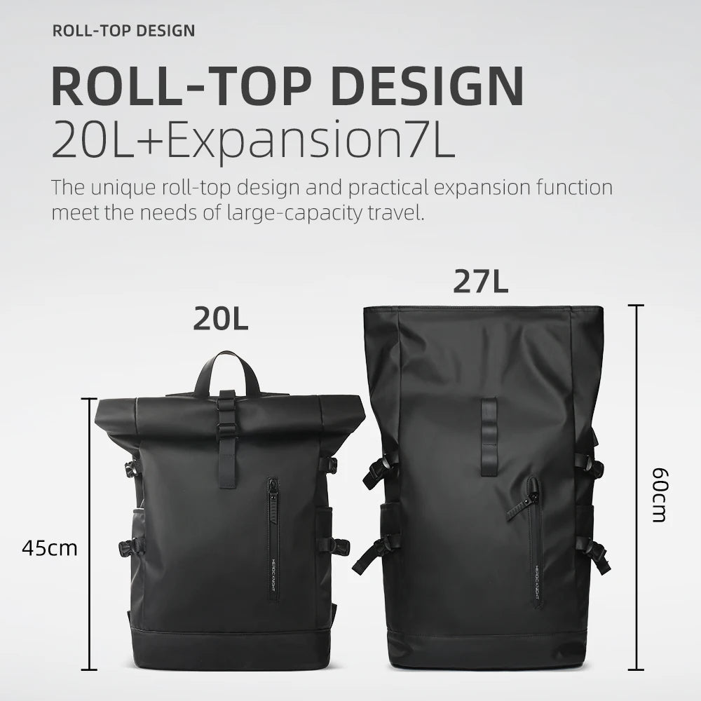 Mochila de viagem expansível HK