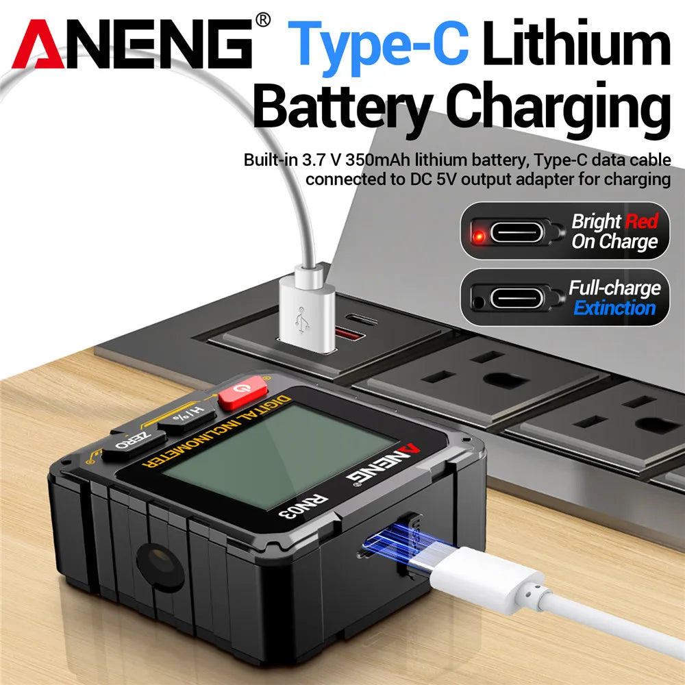 Inclinómetro laser digital ANENG RN01/RN02/RN03