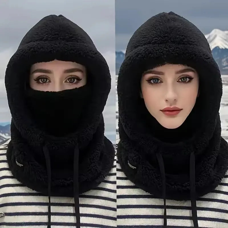 Balaclava feminina de inverno