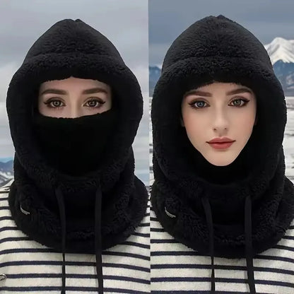 Balaclava feminina de inverno