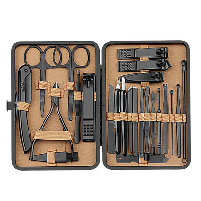 Conjunto de manicure profissional com 24 peças